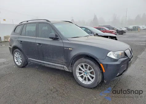 2008 BMW X3 3.0Si из США, поврежденный, VIN WBXPC93428WE79142